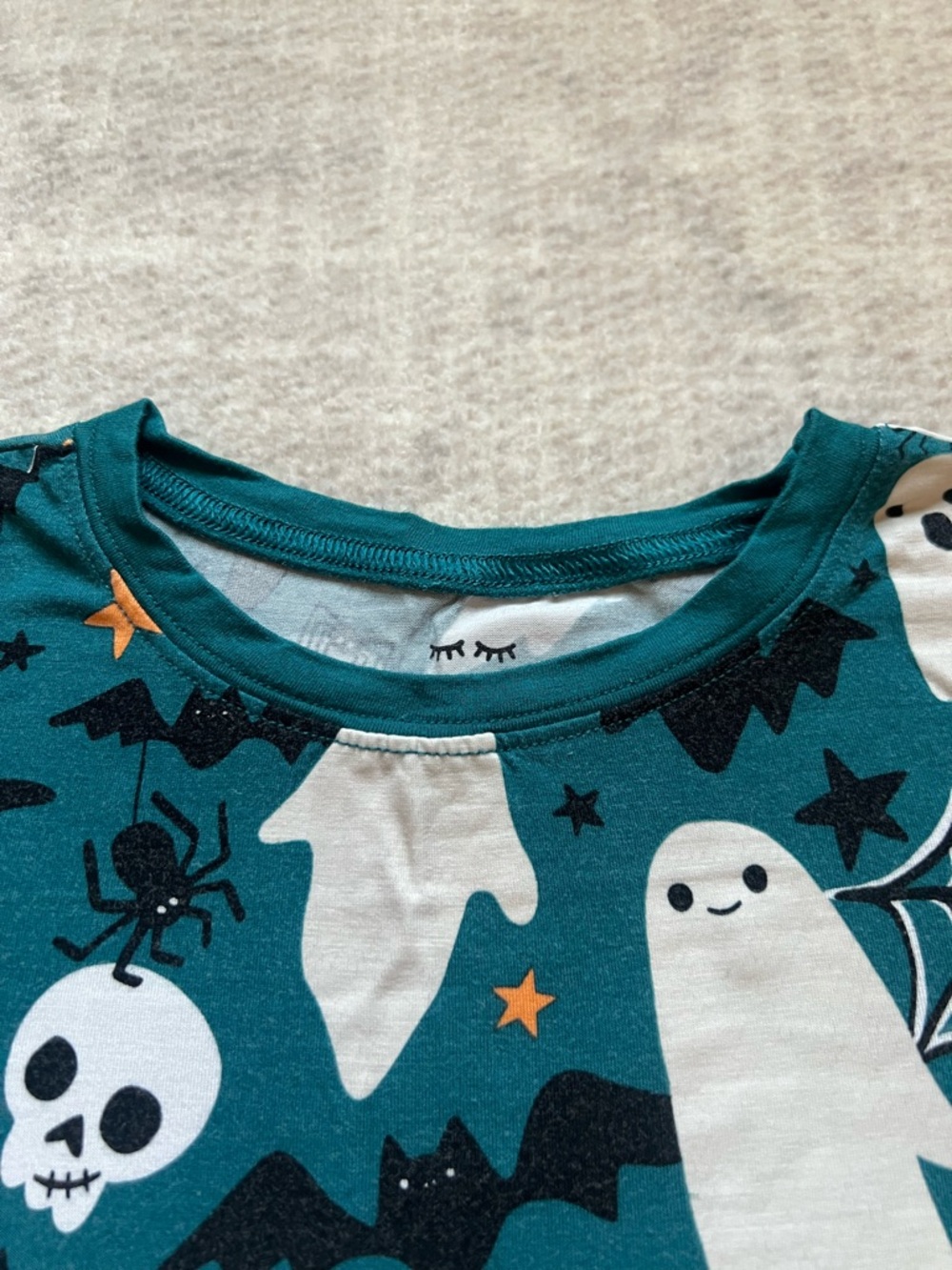 Little Sleepies Frightful Friends Glow-in-the-Dark Halloween LS Pajamas (4T) - Picture 5 of 7